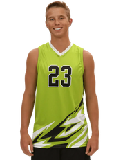 Bolt Men's Sleeveless Volleyball Sublimated Jersey