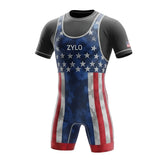 Breathable USA Style Powerlifting Competition Singlet