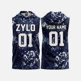 Custom 7v7 Hood Design Sleeveless Compression Jersey
