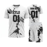 Custom Your Logo Breathable Short Sleeve Flag Football Jersey Uniform Set