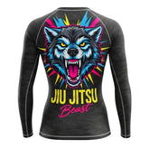 High Quality Martial Arts Wear Sublimated Rashguard Long Sleeve Women's Jiu Jitsu Rash Guard