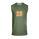 Customize Men's Sublimated Sleeveless Volleyball Jersey