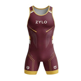 Sublimated Men's Powerlifting Competition Singlet - Professional Training Gear