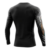 Wholesale Bjj Spandex Print Rash Guard