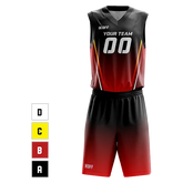 New customized team sublimation basketball uniform basket ball jersey multi color stylish basketball team wear