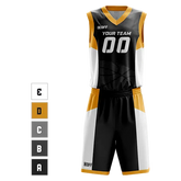 High quality basketball uniform stitched sublimation basketball jerseys design blank basketball jersey mens