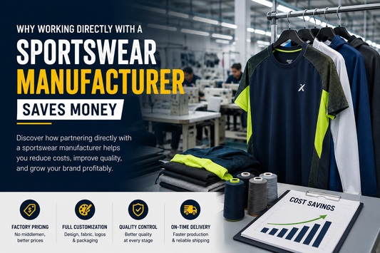 Why Working Directly With a Sportswear Manufacturer Saves Money
